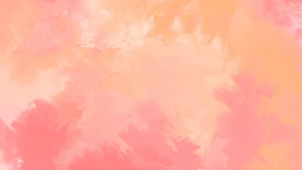 Abstracto Rosa Coral Naranja Pintura Fondo Elemento Banner Diseño Ilustración — Vector de stock