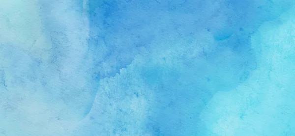 Pintura Aquarela Azul Abstrata Fundo Elemento Banner Design Ilustração Vetorial — Vetor de Stock