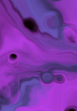 Renkli fırça elementleri olan zarif bir afiş tasarımı. Soyut dekorasyon. Vektör illüstrasyonu.