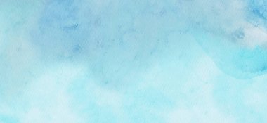 Soyut mavi suluboya arka plan. Pankart unsuru tasarla. Vektör illüstrasyonu