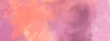 Soyut Pembe Boya Arkaplanı. Pankart unsuru tasarla. Vektör illüstrasyonu