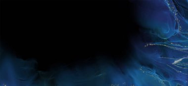 Renkli fırça elementleri olan zarif bir afiş tasarımı. Soyut dekorasyon. Vektör illüstrasyonu.