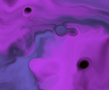 Renkli fırça elementleri olan zarif bir afiş tasarımı. Soyut dekorasyon. Vektör illüstrasyonu.