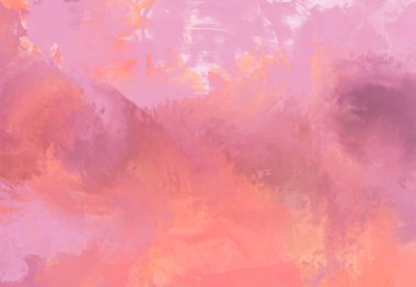 Soyut Pembe Boya Arkaplanı. Pankart unsuru tasarla. Vektör illüstrasyonu