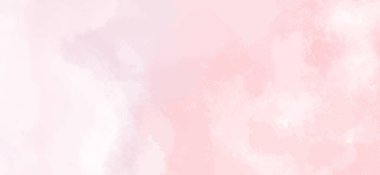 Yumuşak tonlu suluboya lekeleriyle tasarlanmış soyut yatay arkaplan, Vektör illüstrasyonu