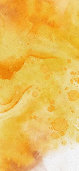 Absztrakt Arany Sárga Akvarell Festék Háttér Dizájn Banner Elem Vektorillusztráció — Stock Vector