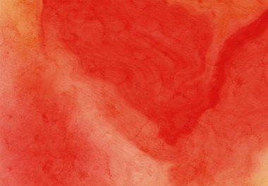 Soyut kırmızı suluboya arka plan. Pankart unsuru tasarla. Vektör illüstrasyonu