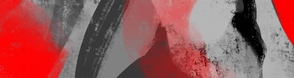 Abstracto Rojo Naranja Rosa Pintura Fondo Elemento Banner Diseño Ilustración — Archivo Imágenes Vectoriales