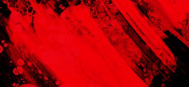 Siyah kırmızı fırça darbesi. JDesign elemanı. Grunge lekelerinin vektör çizimi. Vektör fırçaları resimleme.