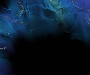 Renkli fırça elementleri olan zarif bir afiş tasarımı. Soyut dekorasyon. Vektör illüstrasyonu.