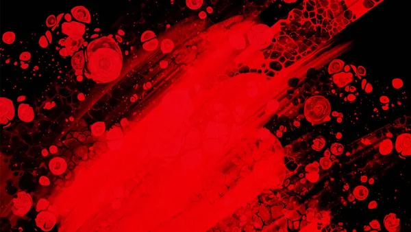 Siyah kırmızı fırça darbesi. JDesign elemanı. Grunge lekelerinin vektör çizimi. Vektör fırçaları resimleme.