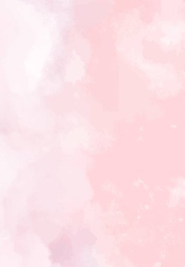 Yumuşak tonlu suluboya lekeleriyle tasarlanmış soyut dikey arkaplan, Vektör illüstrasyonu