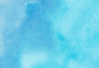 Soyut mavi suluboya arka plan. Pankart unsuru tasarla. Vektör illüstrasyonu