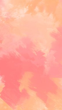 Soyut Pembe Mercan Turuncu Boya Arkaplanı. Pankart unsuru tasarla. Vektör illüstrasyonu