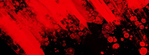 Siyah Kırmızı Fırça Darbesi Jdesign Elemanı Grunge Lekelerinin Vektör Çizimi — Stok Vektör