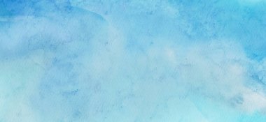 Soyut mavi suluboya arka plan. Pankart unsuru tasarla. Vektör illüstrasyonu