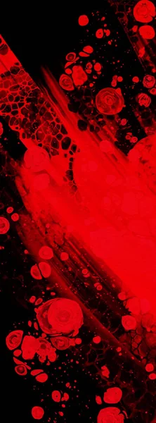 Μαύρο Κόκκινο Μελάνι Πινέλο Εγκεφαλικό Φόντο Στοιχείο Jdesign Εικονογράφηση Διάνυσμα — Διανυσματικό Αρχείο