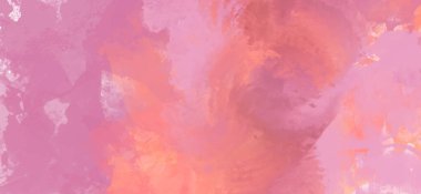 Soyut Pembe Boya Arkaplanı. Pankart unsuru tasarla. Vektör illüstrasyonu