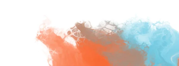Abstract Blauw Oranje Kleur Achtergrond Schilderen Ontwerp Vectorillustratie — Stockvector