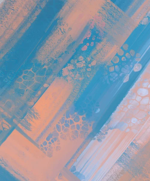 Résumé Peinture Bleue Rose Fond Élément Bannière Design Illustration Vectorielle — Image vectorielle
