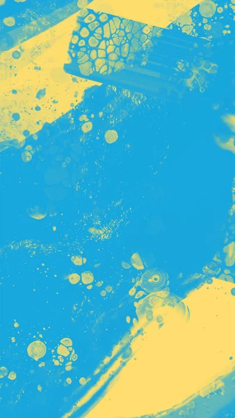 Soyut Mavi Sarı Boya Ukrayna tarzı arka plan. Ukrayna renk tasarım afişi ögesi. Vektör illüstrasyonu