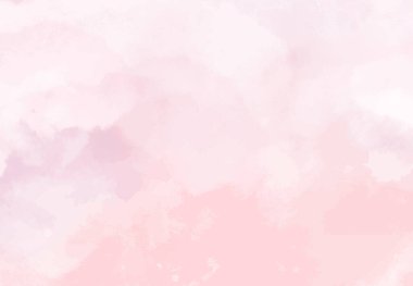 Yumuşak tonlu suluboya lekeleriyle tasarlanmış soyut yatay arkaplan, Vektör illüstrasyonu