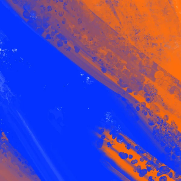 抽象ブルーオレンジピンクペイント背景 バナー要素のデザイン ベクターイラスト — ストックベクタ