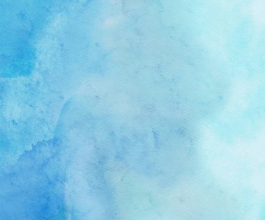 Soyut mavi suluboya arka plan. Pankart unsuru tasarla. Vektör illüstrasyonu