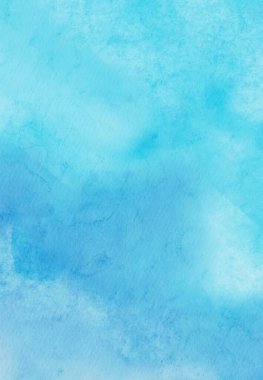 Soyut mavi suluboya arka plan. Pankart unsuru tasarla. Vektör illüstrasyonu