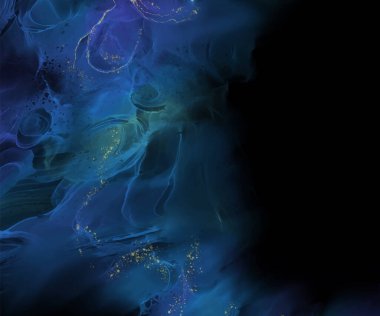 Renkli fırça elementleri olan zarif bir afiş tasarımı. Soyut dekorasyon. Vektör illüstrasyonu.