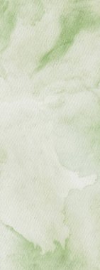 Soyut yeşil suluboya arka plan. Pankart unsuru tasarla. Vektör illüstrasyonu