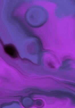 Renkli fırça elementleri olan zarif bir afiş tasarımı. Soyut dekorasyon. Vektör illüstrasyonu.