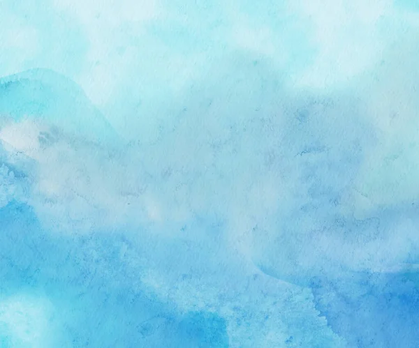 Peinture Aquarelle Bleue Abstraite Fond Élément Bannière Design Illustration Vectorielle — Image vectorielle