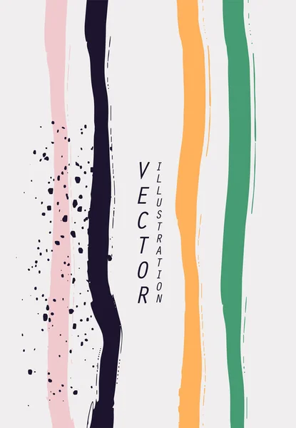 Abstracte Trendy Universele Artistieke Banner Sjabloon Ontwerp Voor Omslag Uitnodiging — Stockvector