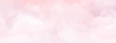 Yumuşak tonlu suluboya lekeleriyle tasarlanmış soyut yatay arkaplan, Vektör illüstrasyonu