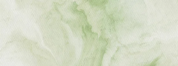 Absztrakt Zöld Akvarell Festék Háttér Dizájn Banner Elem Vektorillusztráció — Stock Vector
