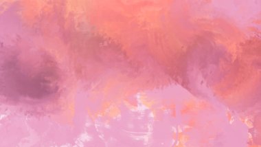 Soyut Pembe Boya Arkaplanı. Pankart unsuru tasarla. Vektör illüstrasyonu