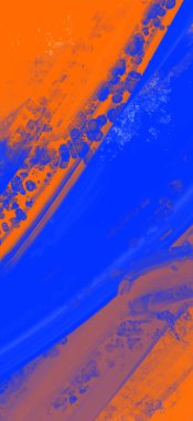 Soyut Mavi Turuncu Pembe Arkaplan. Pankart unsuru tasarla. Vektör illüstrasyonu