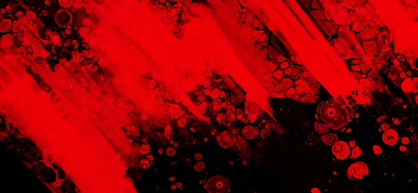 Tinta Roja Negra Cepillo Trazo Fondo Elemento Jdesign Ilustración Vectorial — Archivo Imágenes Vectoriales