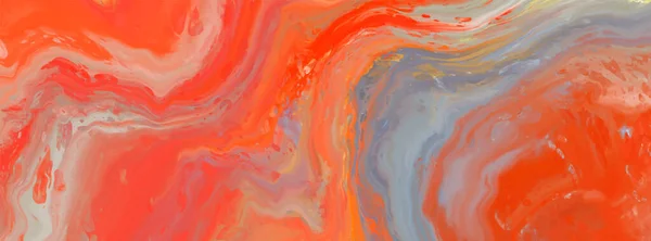 Векторное Оранжевое Знамя Ручное Рисование Абстрактного Мазка Волновой Элемент — стоковый вектор