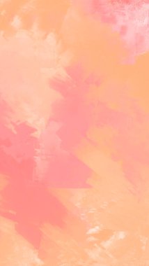 Soyut Pembe Mercan Turuncu Boya Arkaplanı. Pankart unsuru tasarla. Vektör illüstrasyonu