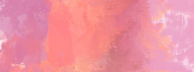 Soyut Pembe Boya Arkaplanı. Pankart unsuru tasarla. Vektör illüstrasyonu