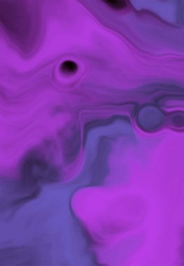 Renkli fırça elementleri olan zarif bir afiş tasarımı. Soyut dekorasyon. Vektör illüstrasyonu.