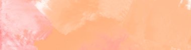 Soyut Pembe Mercan Turuncu Boya Arkaplanı. Pankart unsuru tasarla. Vektör illüstrasyonu