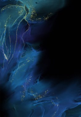 Renkli fırça elementleri olan zarif bir afiş tasarımı. Soyut dekorasyon. Vektör illüstrasyonu.