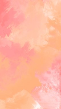 Soyut Pembe Mercan Turuncu Boya Arkaplanı. Pankart unsuru tasarla. Vektör illüstrasyonu