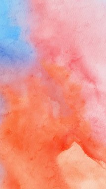 Soyut mavi suluboya boya arka plan. Pankart unsuru tasarla. Vektör illüstrasyonu