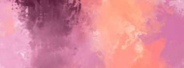Soyut Pembe Boya Arkaplanı. Pankart unsuru tasarla. Vektör illüstrasyonu
