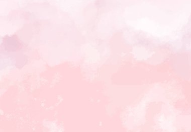 Yumuşak tonlu suluboya lekeleriyle tasarlanmış soyut yatay arkaplan, Vektör illüstrasyonu