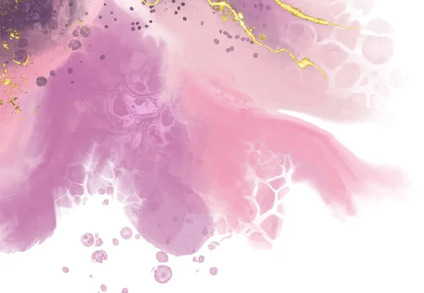 Abstraktní Růžové Korálové Barvy Pozadí Malba Design Vektorová Ilustrace — Stockový vektor